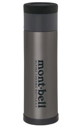 Mont-Bell Alpine Thermo Bottle 0,5L -Ausgewählte Campingausrüstungsgeschäfte 1124617 gunmetal