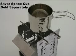 Firebox 5" Ti G2 Folding Firebox Stove -Ausgewählte Campingausrüstungsgeschäfte 2G 5 1a