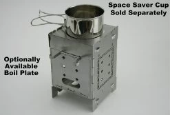 Firebox 5" Ti G2 Folding Firebox Stove -Ausgewählte Campingausrüstungsgeschäfte 2G 5 4