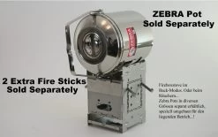 Firebox 5" Ti G2 Folding Firebox Stove -Ausgewählte Campingausrüstungsgeschäfte 2G 5 6