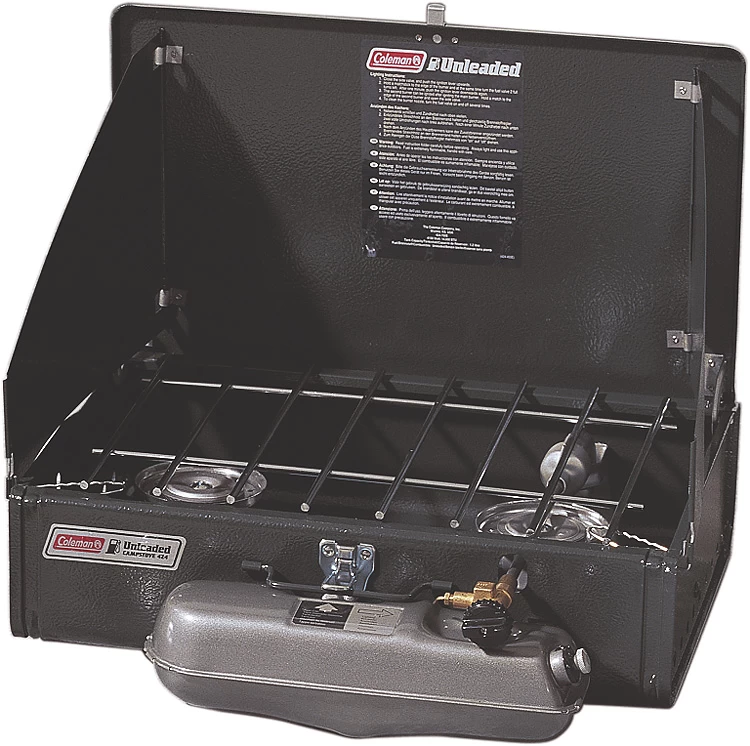 Coleman Zweiflammkocher Benzin 1 Coleman Zweiflammkocher Benzin