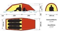 Hilleberg Anjan 3 GT -Ausgewählte Campingausrüstungsgeschäfte Anjan3GT floor