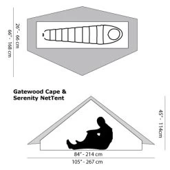 Six Moon Designs Gatewood Cape -Ausgewählte Campingausrüstungsgeschäfte Cape Layout 800x