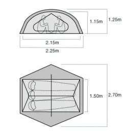 Exped Lyra III -Ausgewählte Campingausrüstungsgeschäfte Lyra III grund