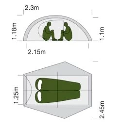 Exped Mira II HL -Ausgewählte Campingausrüstungsgeschäfte Mira2 grund