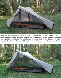 Tarptent Notch 9 Tarptent Notch -Ausgewählte Campingausrüstungsgeschäfte Notch Luftung