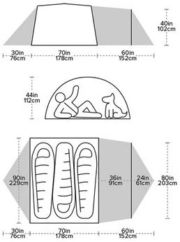 Big Agnes Blacktail 3 Hotel Bikepack 5 Big Agnes Blacktail 3 Hotel Bikepack – Bild 5