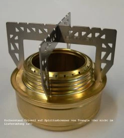 Evernew Cross Stand ´Trivet 2´ Topfhalter Für Spiritusbrenner 6 Evernew Cross Stand ´Trivet 2´ Topfhalter Für Spiritusbrenner -Ausgewählte Campingausrüstungsgeschäfte Trivet aufBrenner