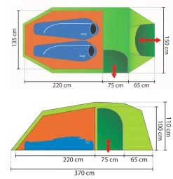 Rejka Antao II Light XL -Ausgewählte Campingausrüstungsgeschäfte antao2xl3