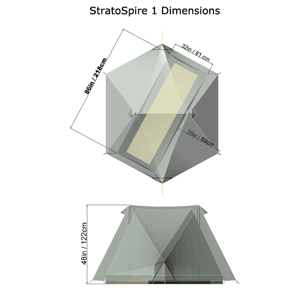 Tarptent StratoSpire 1 ´22 Solid Inner 6 Tarptent StratoSpire 1 ´22 Solid Inner – Bild 6