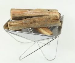 Snowpeak Pack & Carry Fireplace -Feuerschale (M) -Ausgewählte Campingausrüstungsgeschäfte st032 holz 1