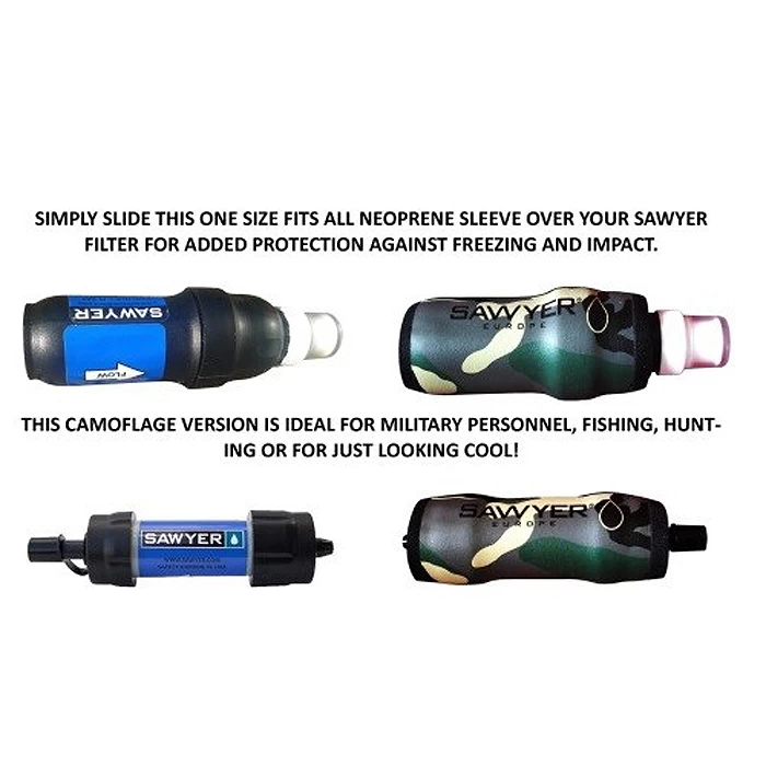 Sawyer Thermal Sleeve Mini Filter Camo 2 Sawyer Thermal Sleeve Mini Filter Camo – Bild 2