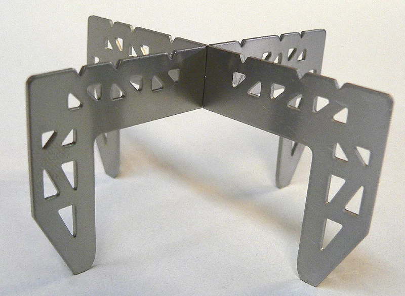 Evernew Cross Stand ´Trivet 2´ Topfhalter Für Spiritusbrenner 1 Evernew Cross Stand ´Trivet 2´ Topfhalter Für Spiritusbrenner